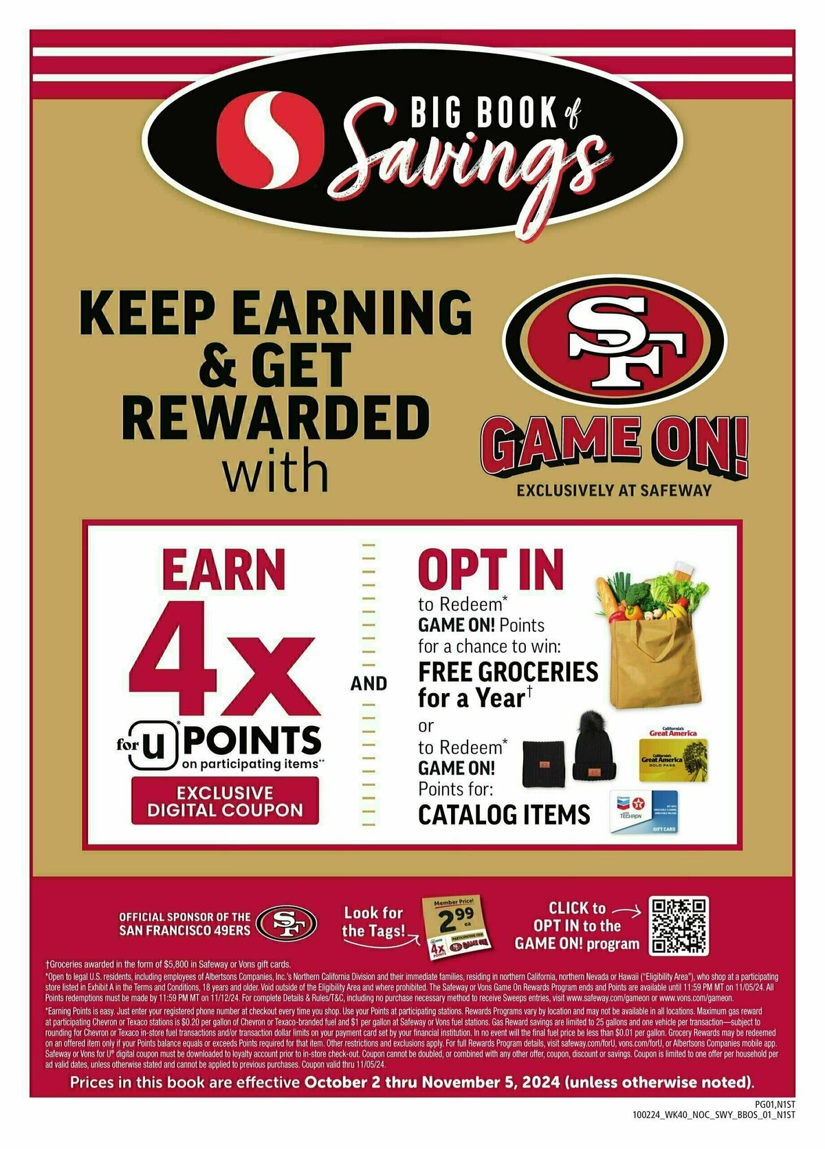 Safeway Big Book of Savings Weekly Ad from October 2