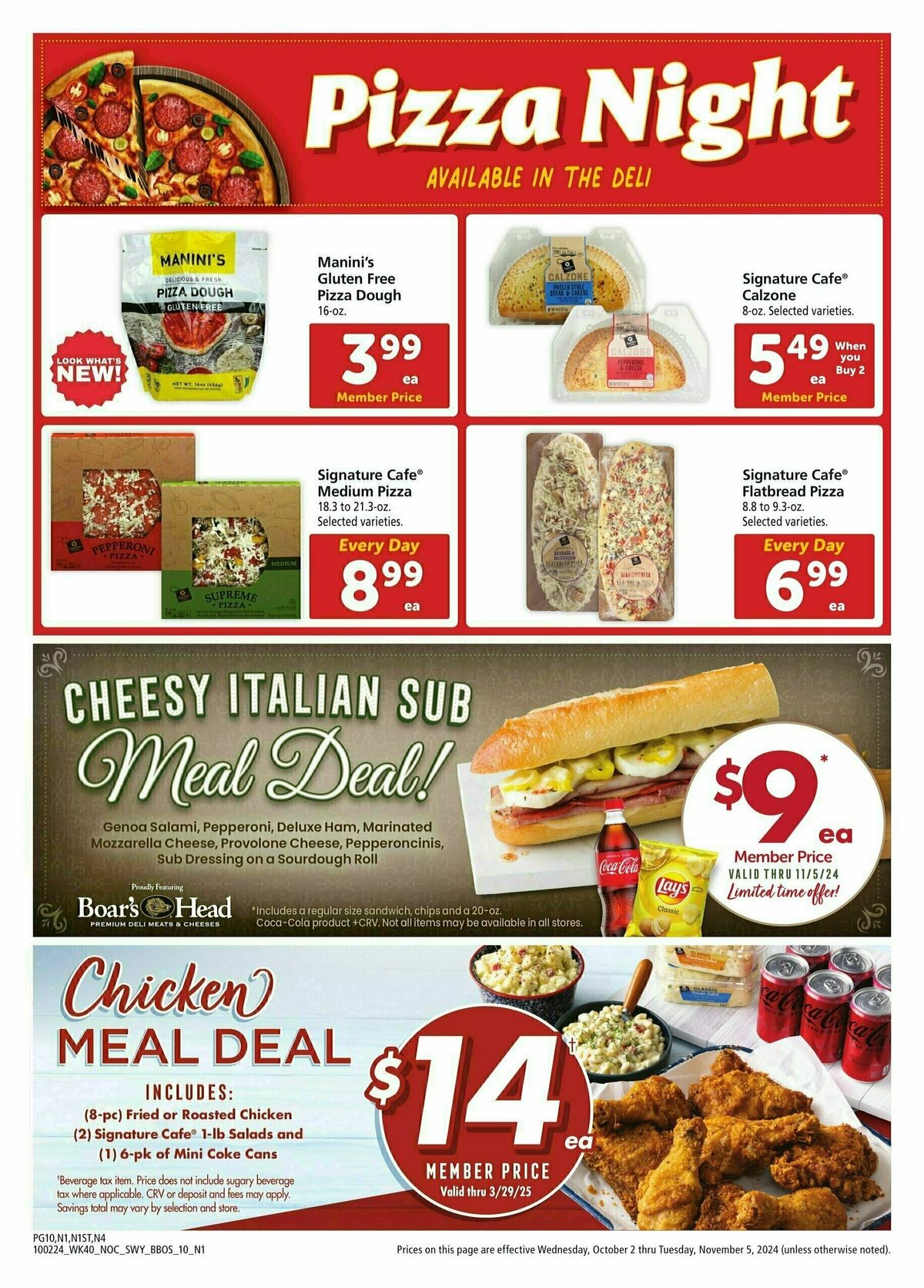 Safeway Big Book of Savings Weekly Ad from October 2