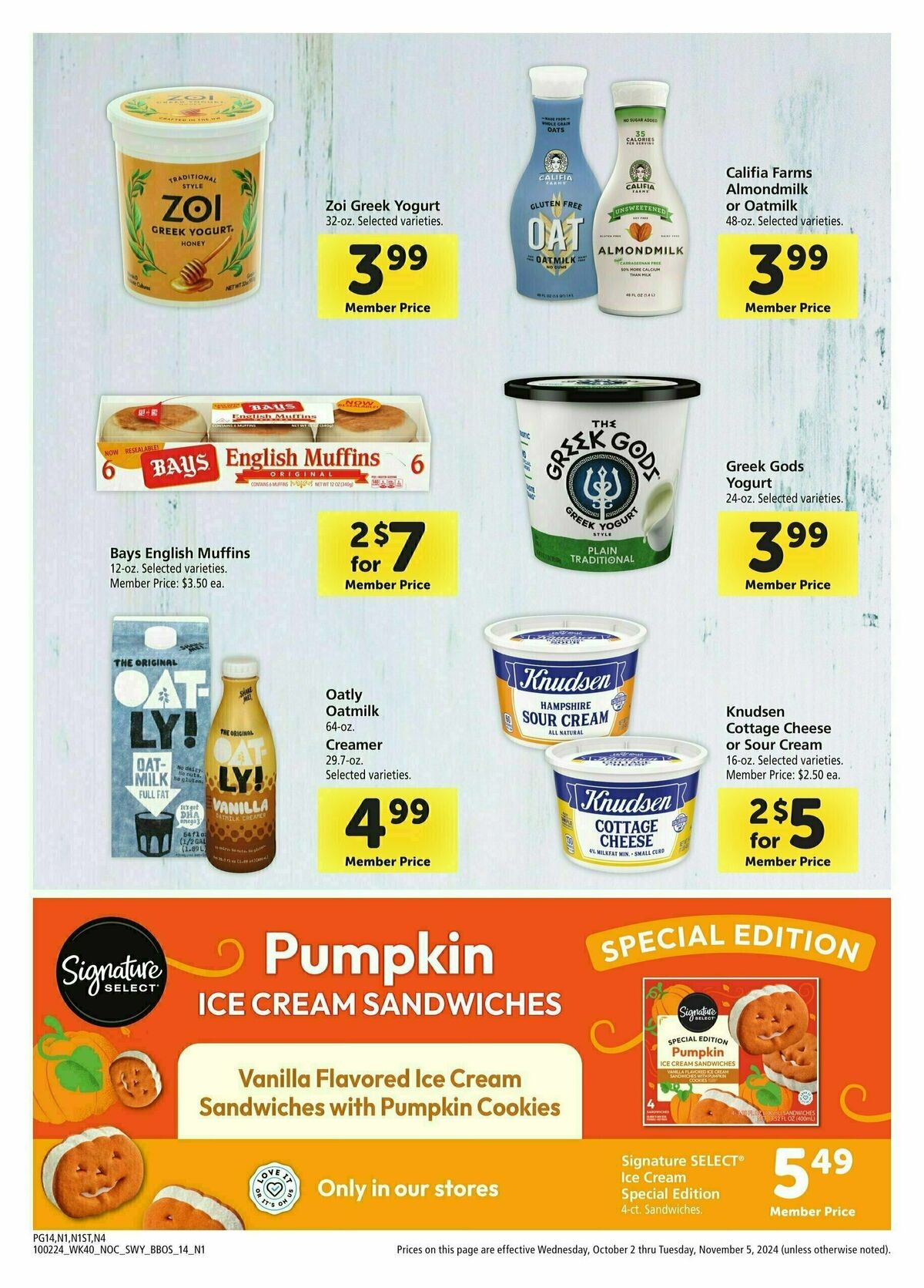 Safeway Big Book of Savings Weekly Ad from October 2