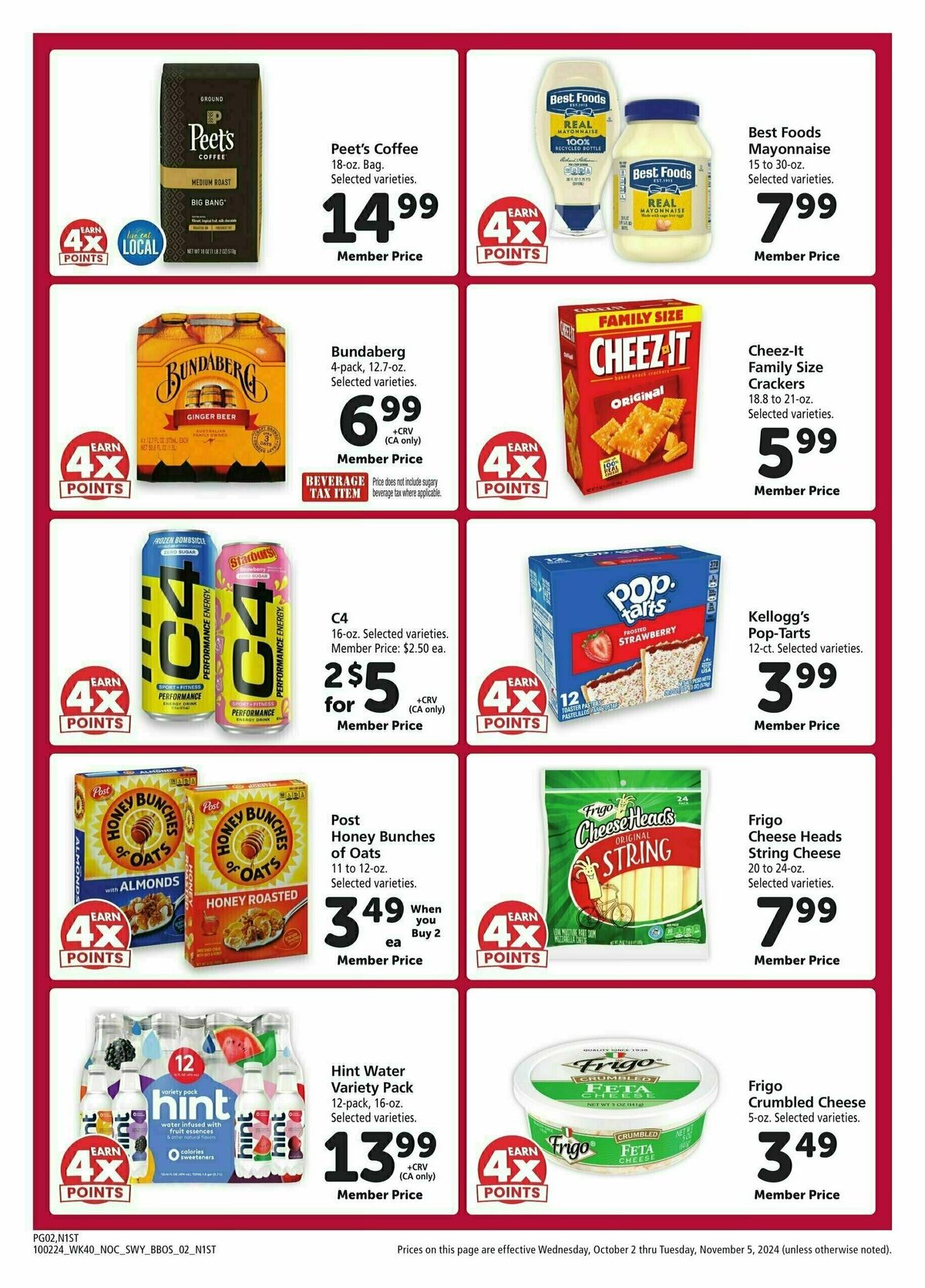 Safeway Big Book of Savings Weekly Ad from October 2