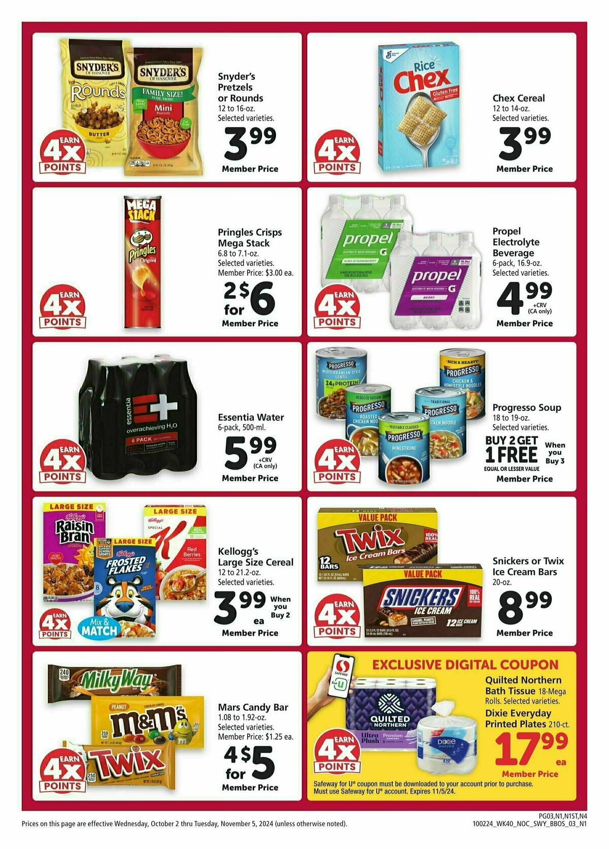 Safeway Big Book of Savings Weekly Ad from October 2