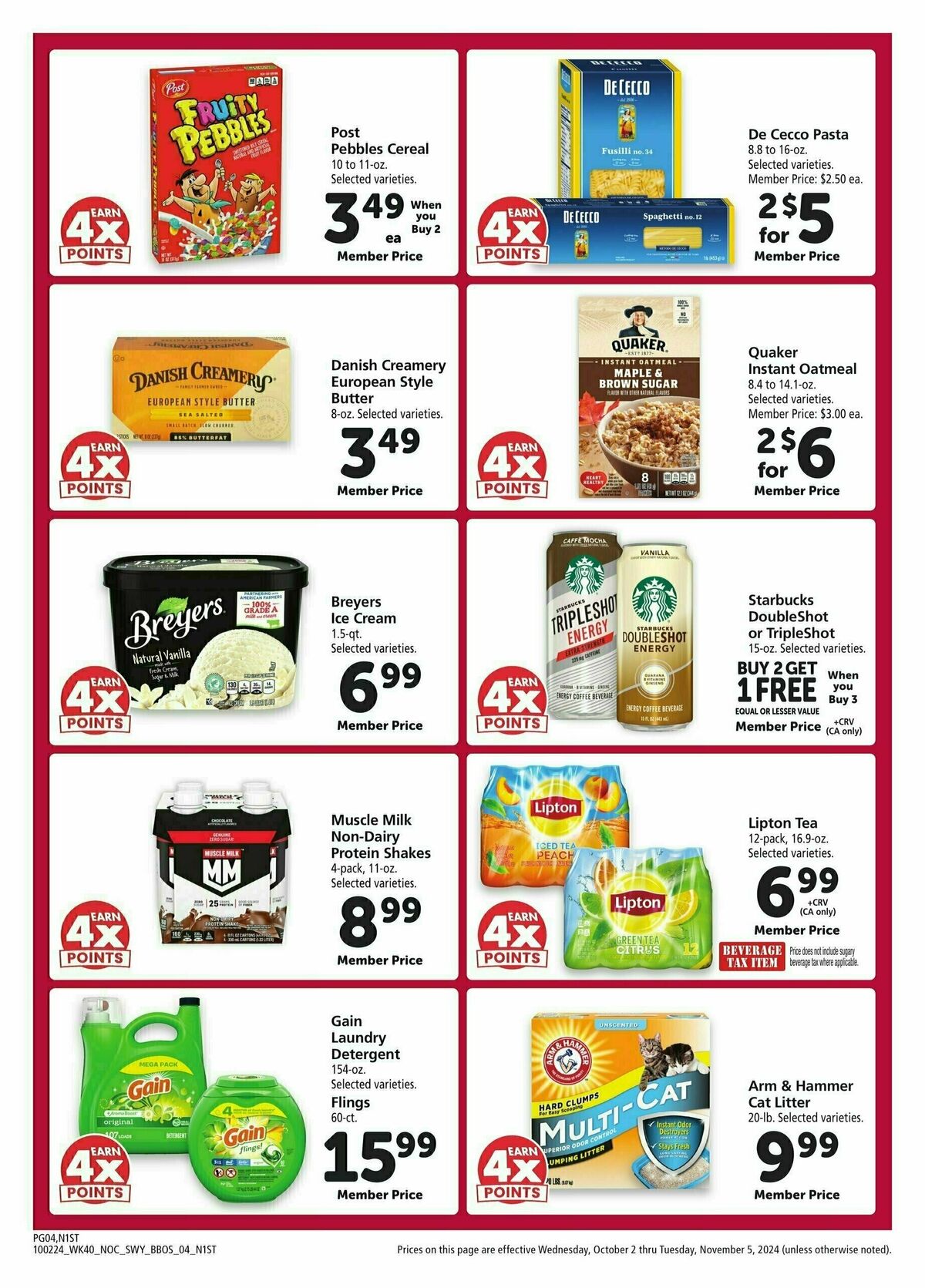 Safeway Big Book of Savings Weekly Ad from October 2