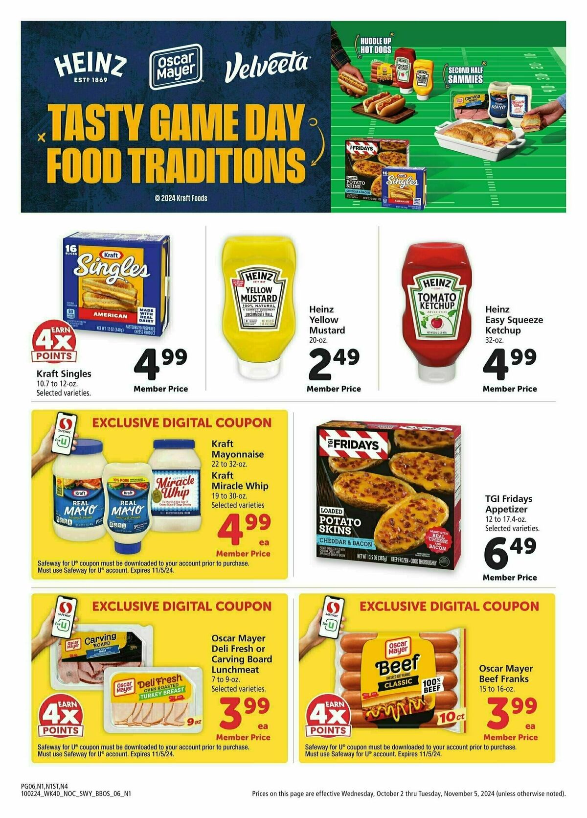 Safeway Big Book of Savings Weekly Ad from October 2