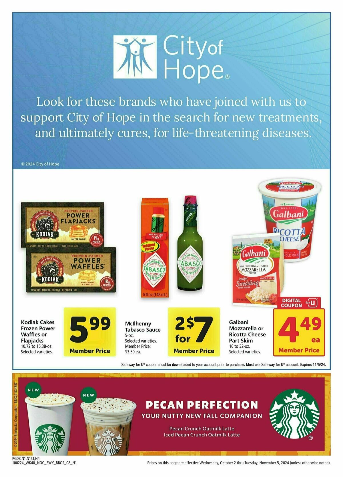 Safeway Big Book of Savings Weekly Ad from October 2