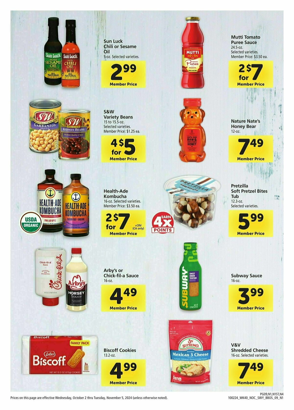 Safeway Big Book of Savings Weekly Ad from October 2