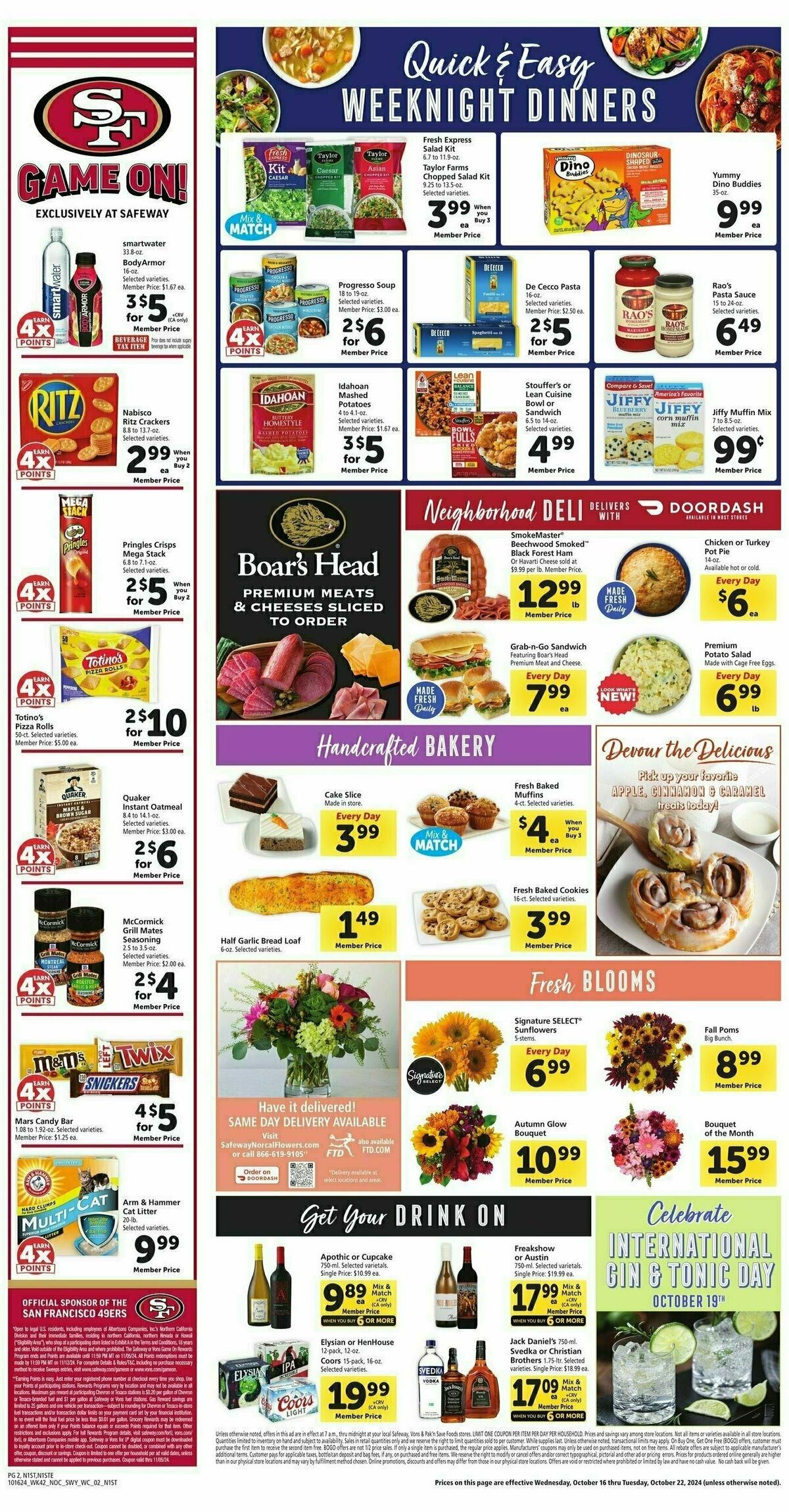 Safeway Weekly Ad from October 16