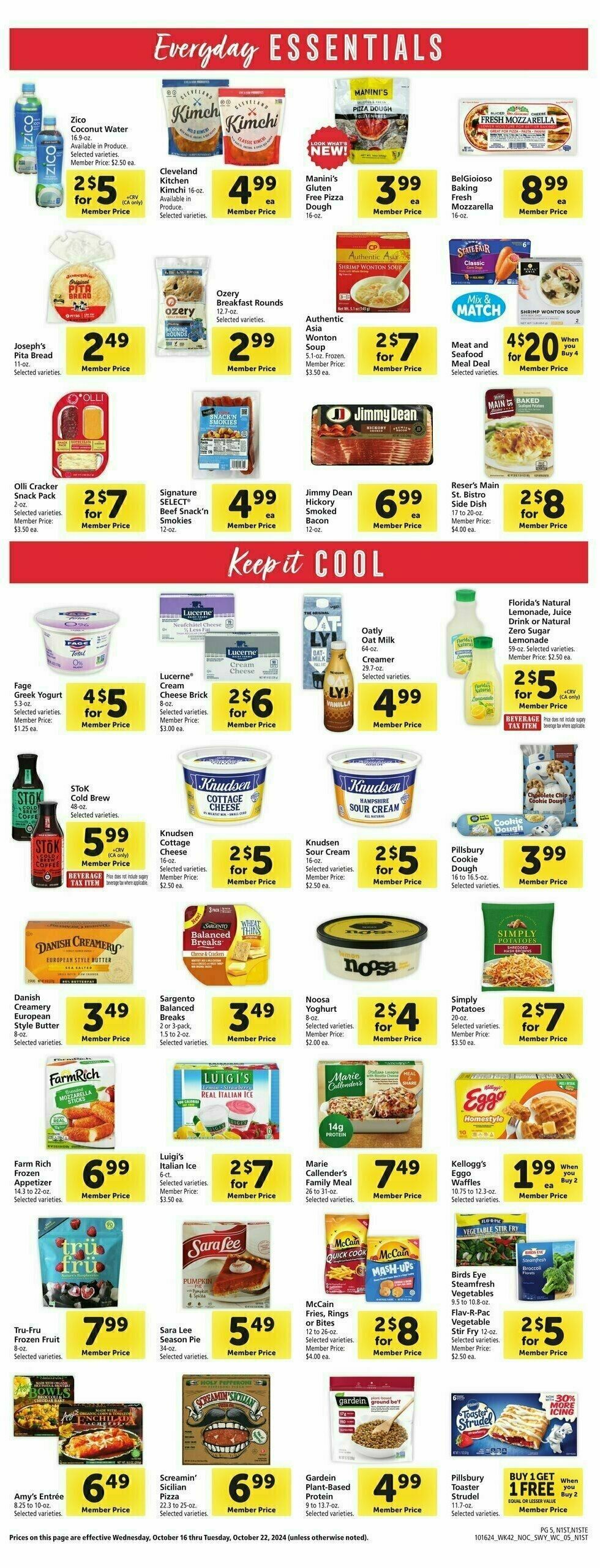 Safeway Weekly Ad from October 16