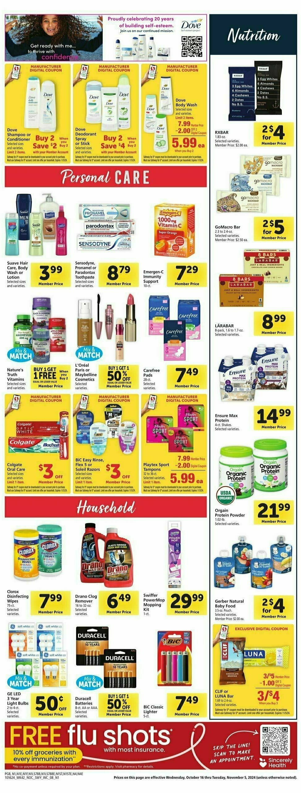 Safeway Weekly Ad from October 16