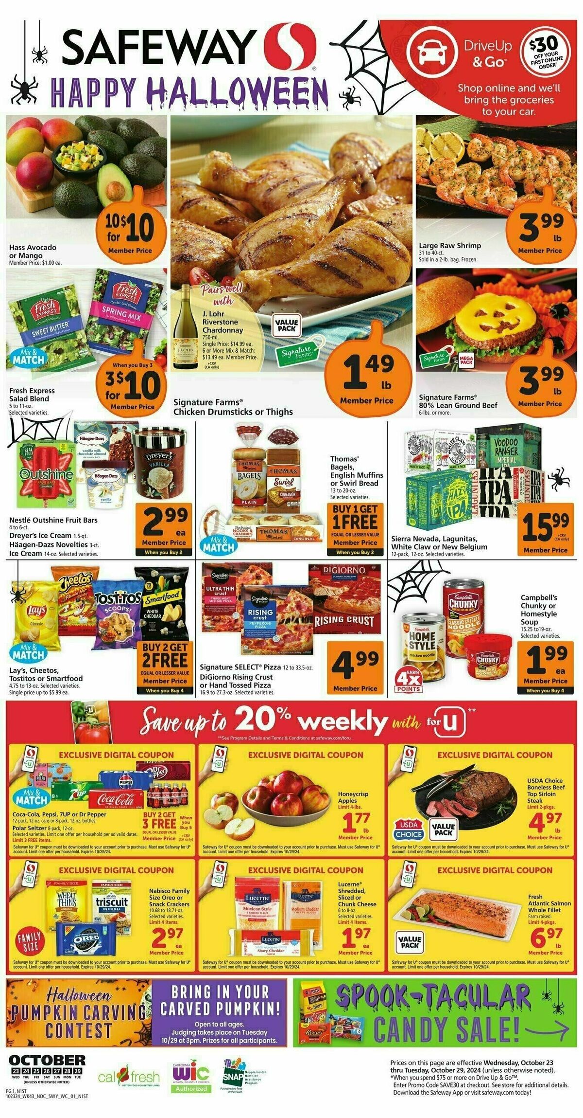 Safeway Weekly Ad from October 23