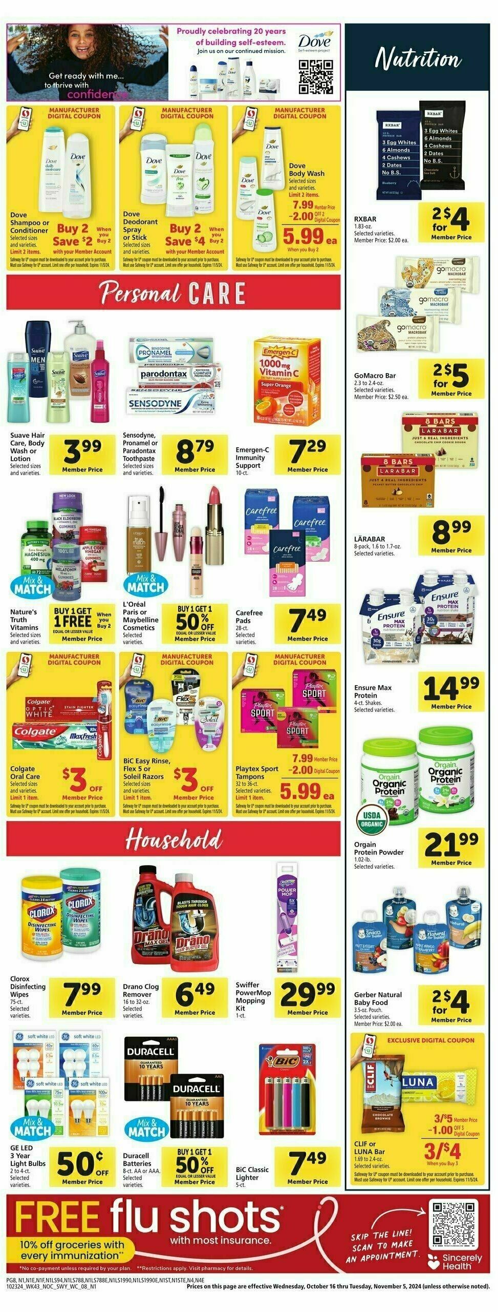 Safeway Weekly Ad from October 23