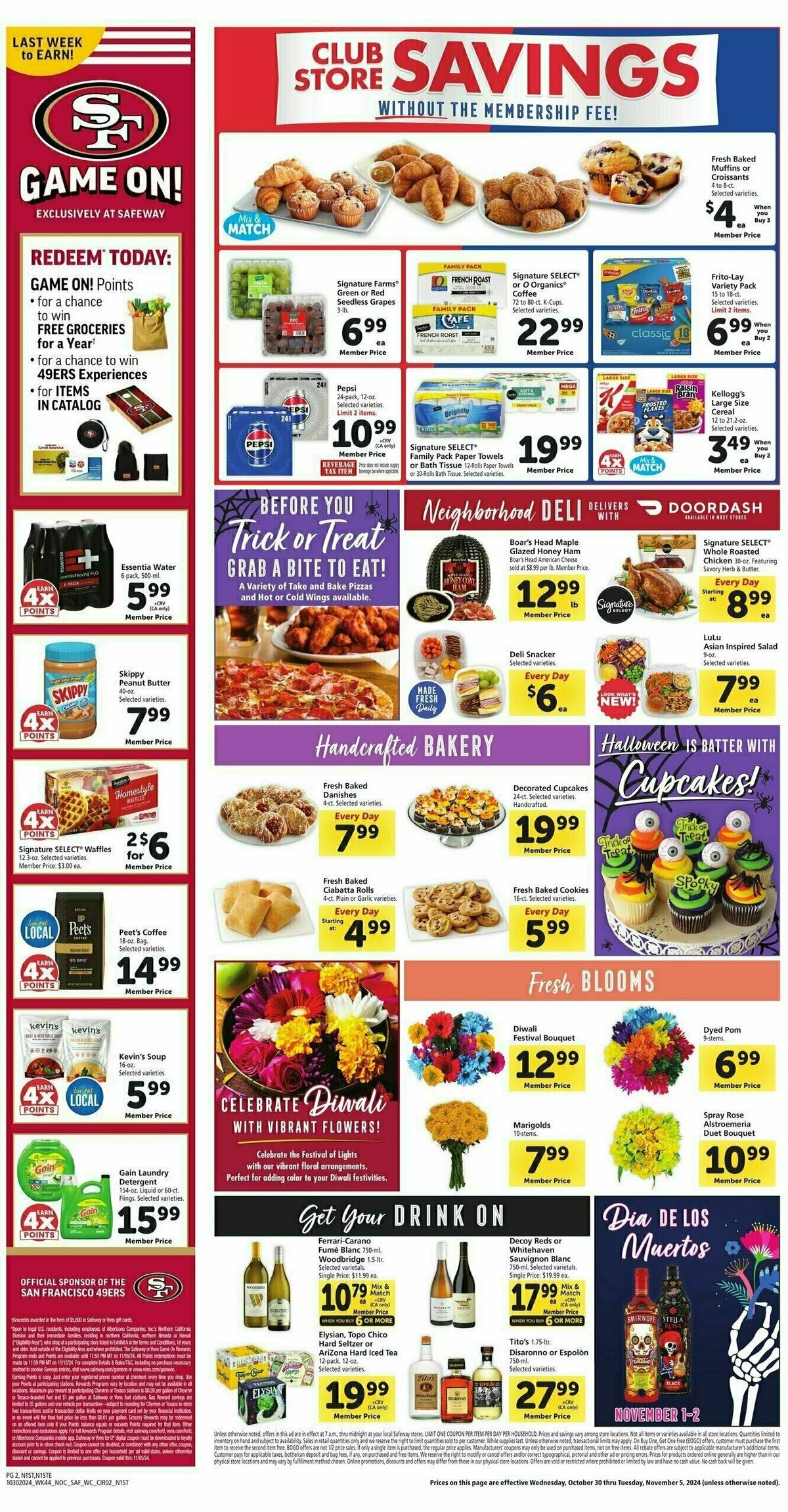 Safeway Weekly Ad from October 30