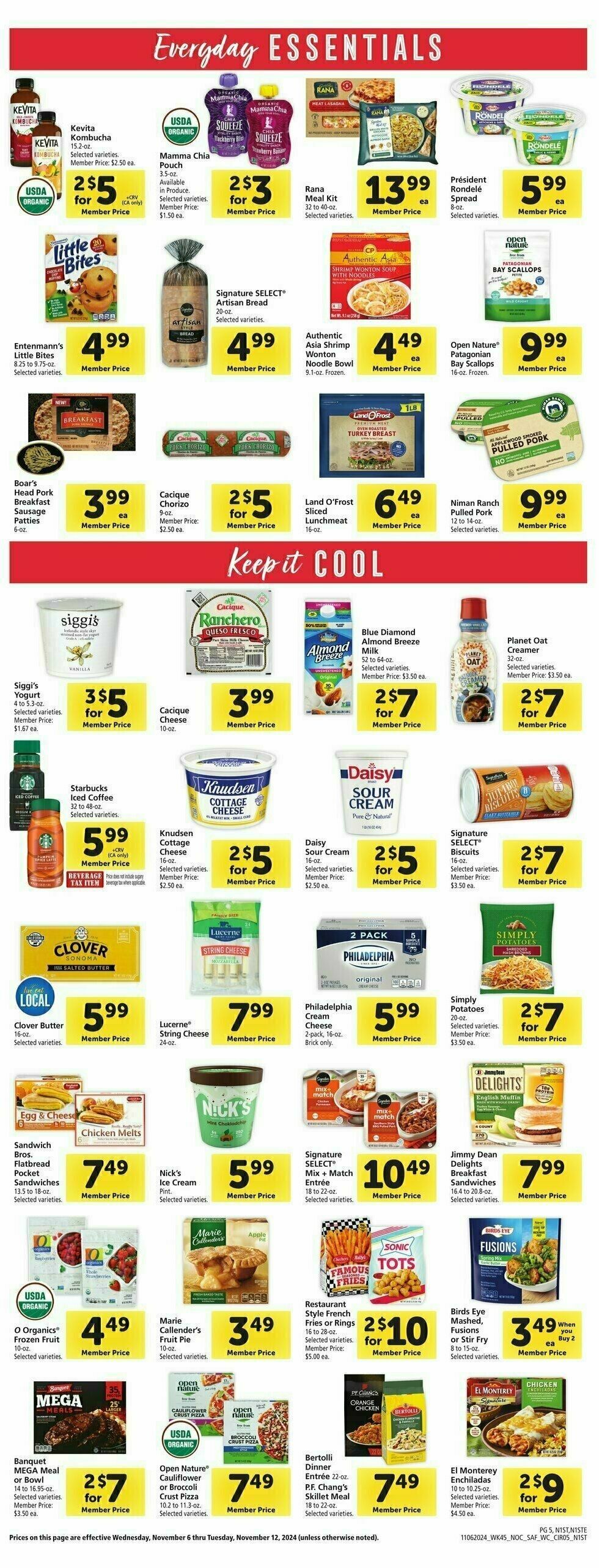 Safeway Weekly Ad from November 6