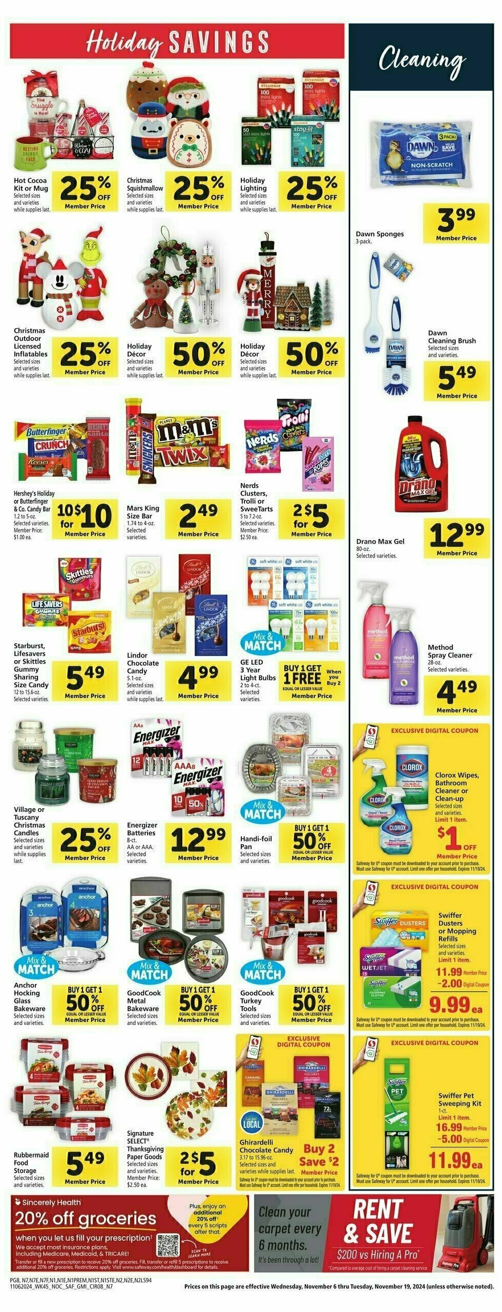 Safeway Weekly Ad from November 6