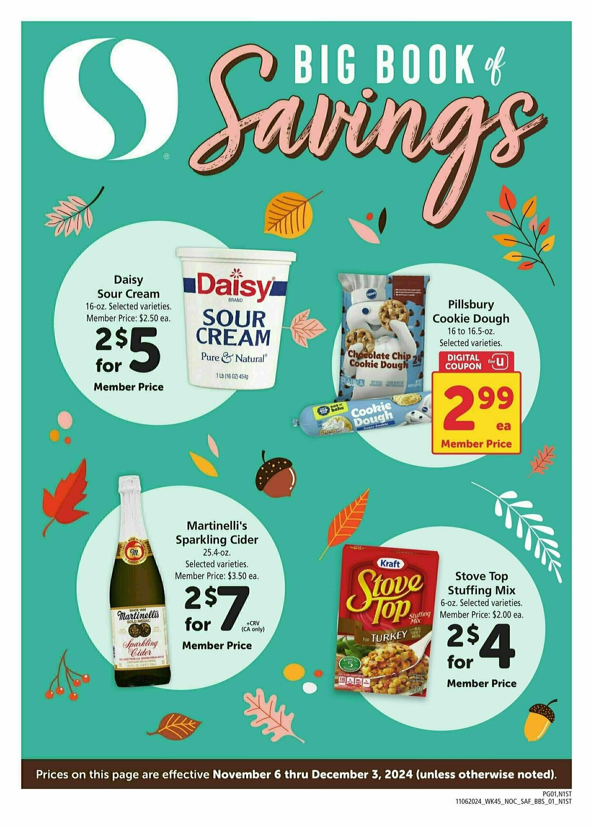 Safeway Big Book of Savings Weekly Ad from November 6