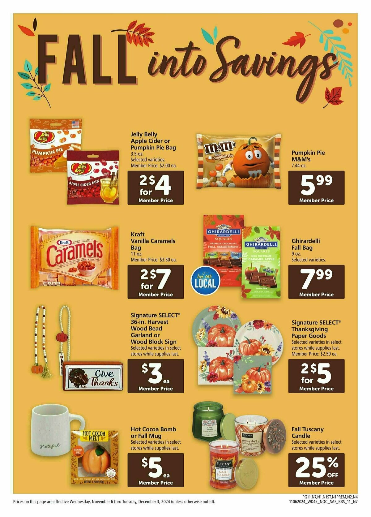 Safeway Big Book of Savings Weekly Ad from November 6