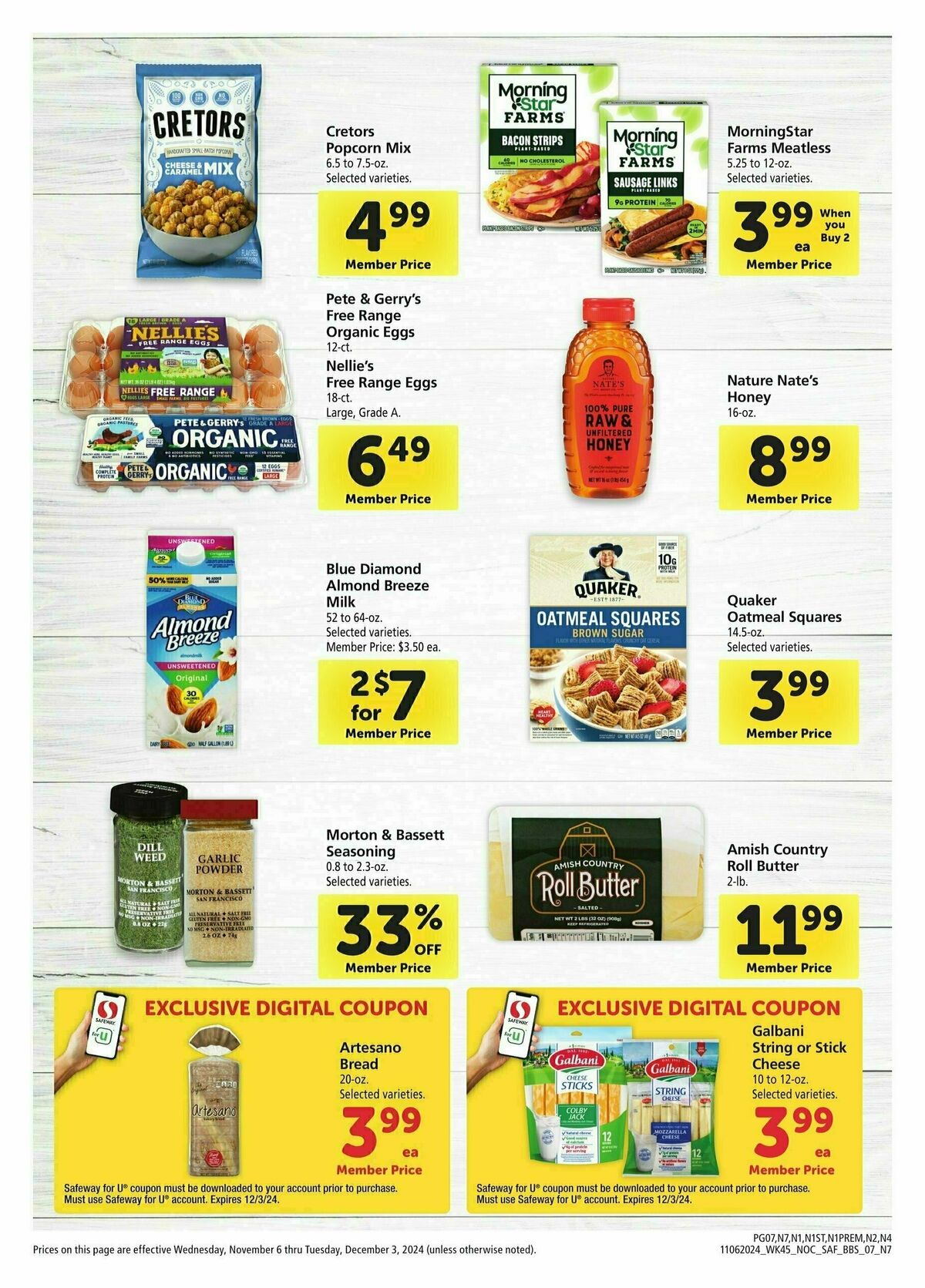 Safeway Big Book of Savings Weekly Ad from November 6