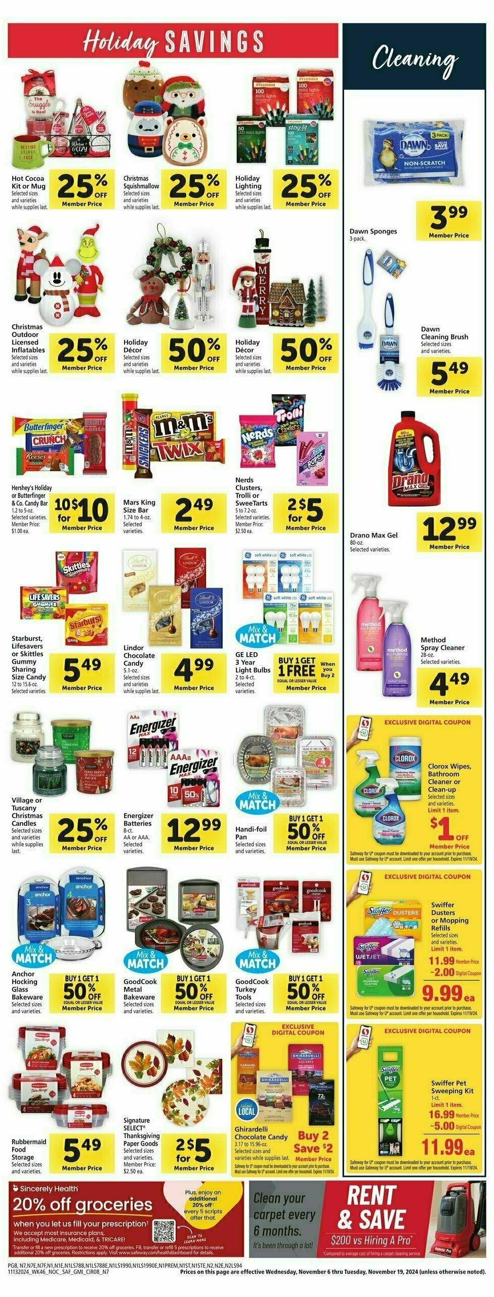 Safeway Weekly Ad from November 13