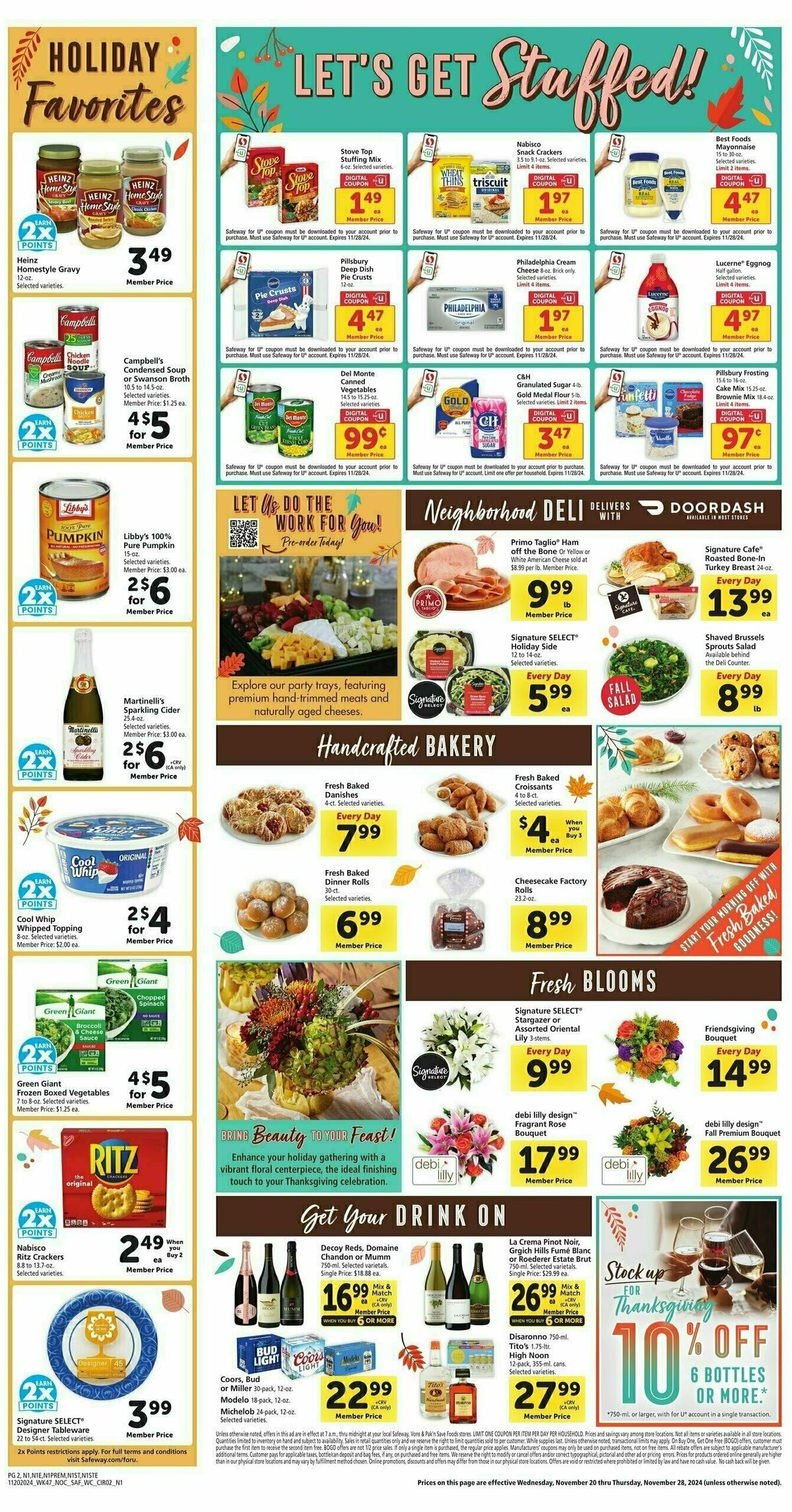 Safeway Weekly Ad from November 20