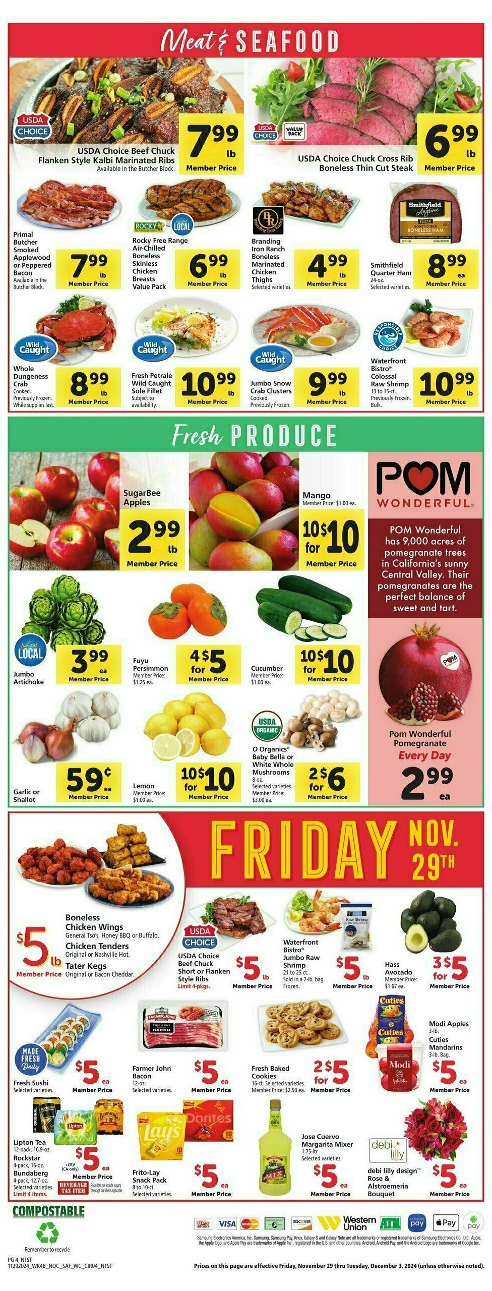 Safeway Weekly Ad from November 29