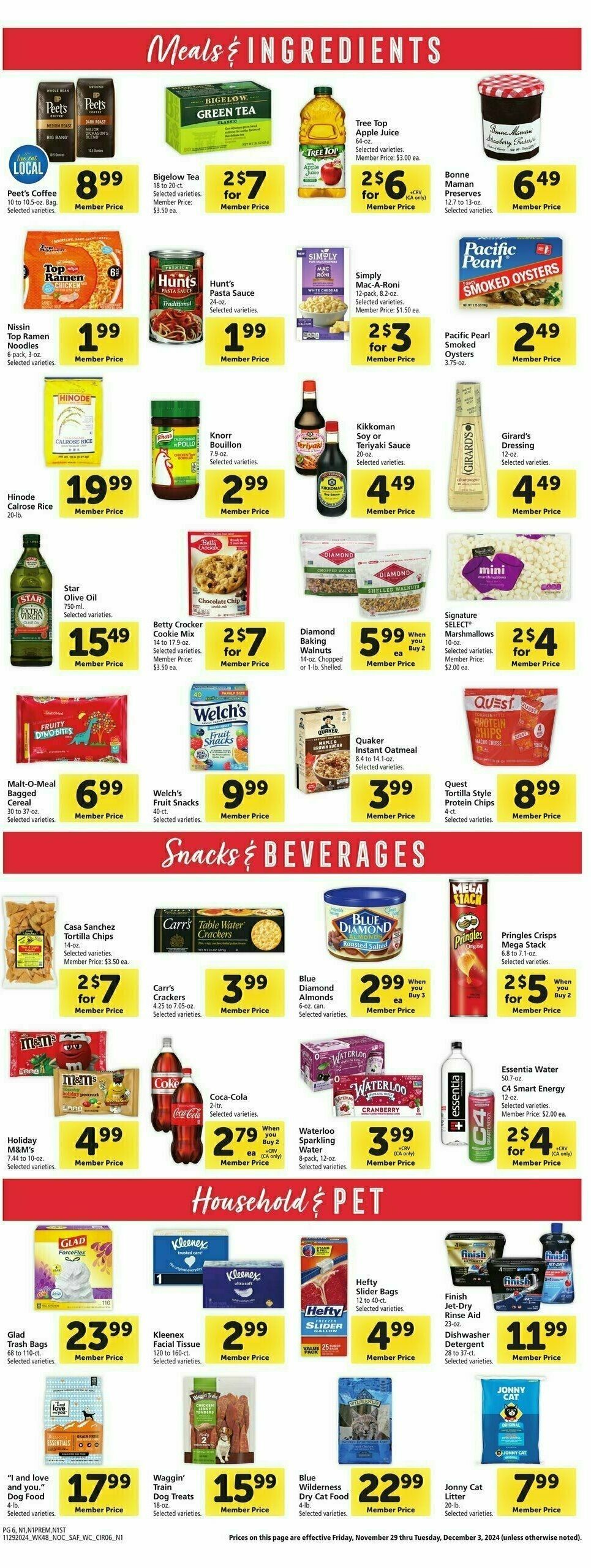 Safeway Weekly Ad from November 29