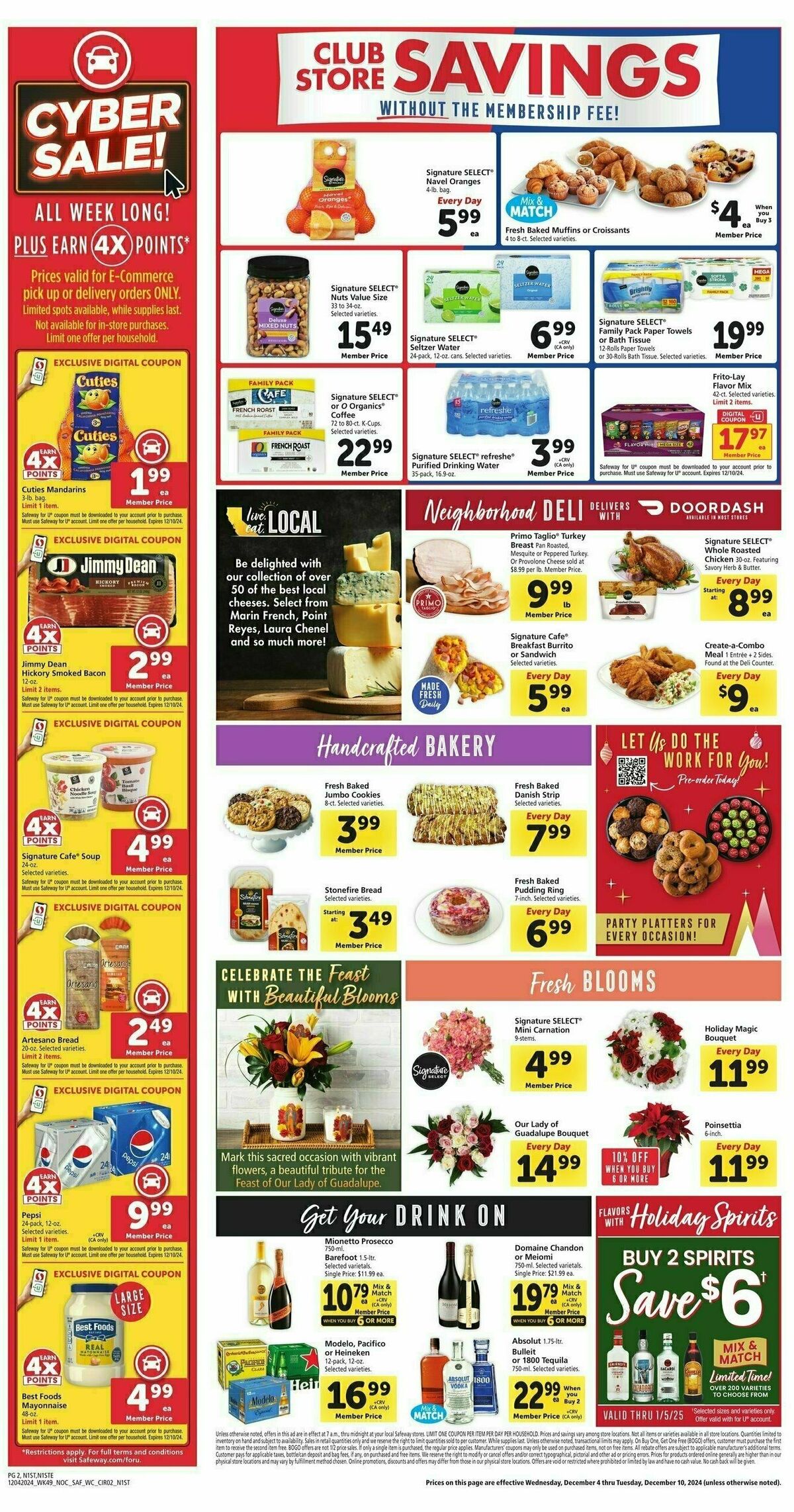 Safeway Weekly Ad from December 4