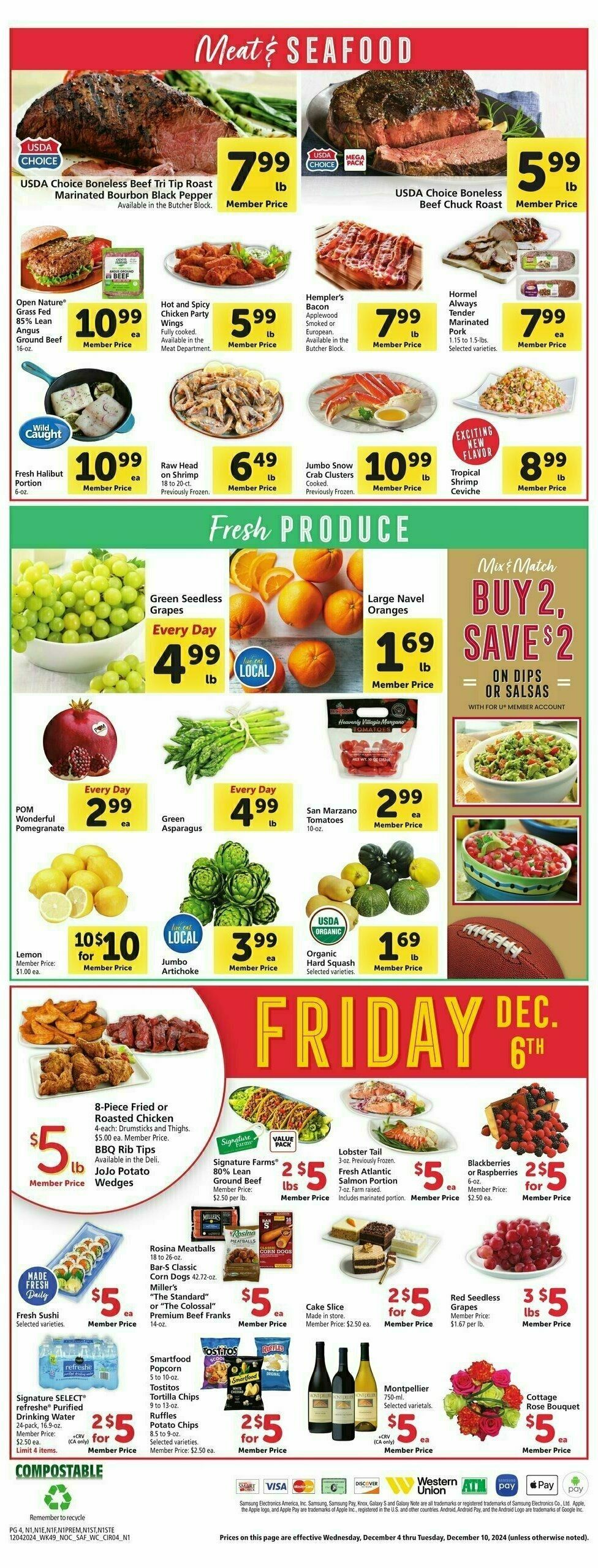 Safeway Weekly Ad from December 4