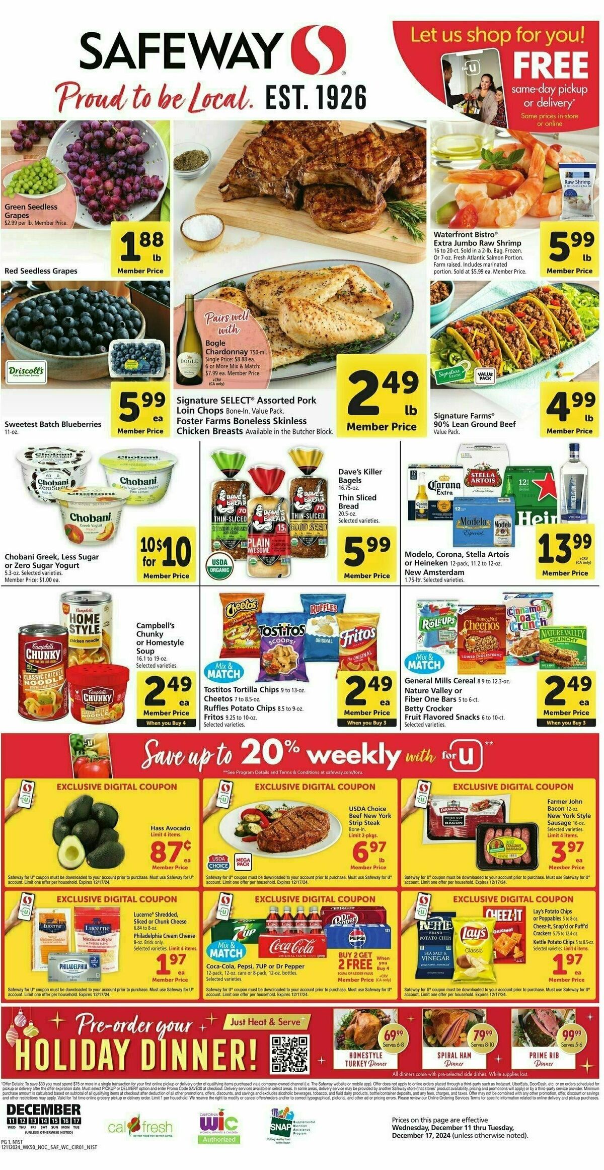 Safeway Weekly Ad from December 11