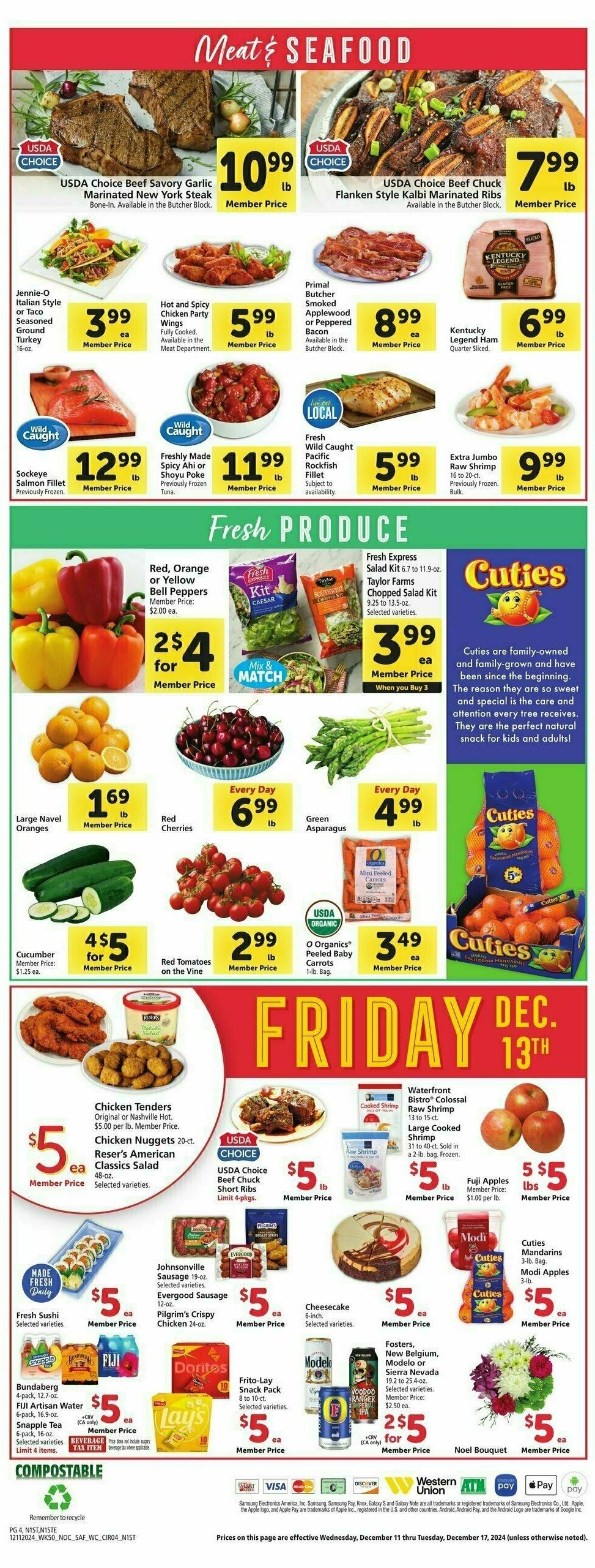 Safeway Weekly Ad from December 11