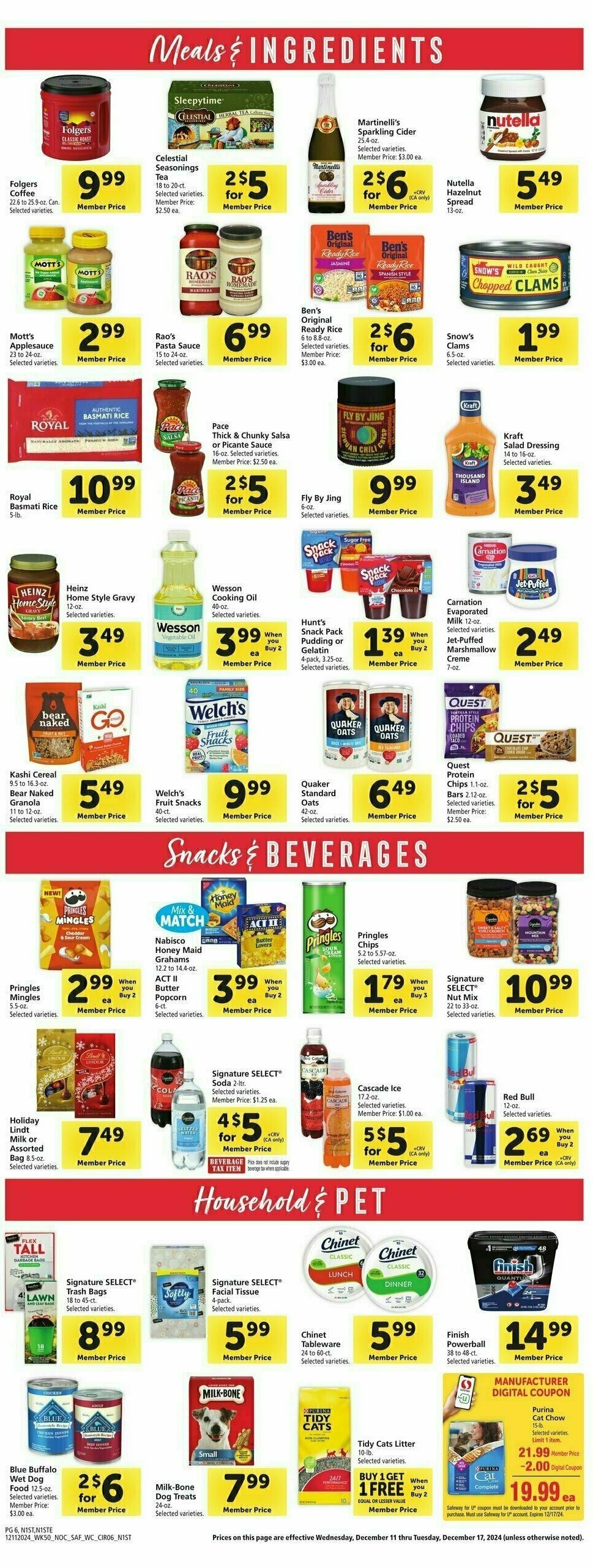 Safeway Weekly Ad from December 11