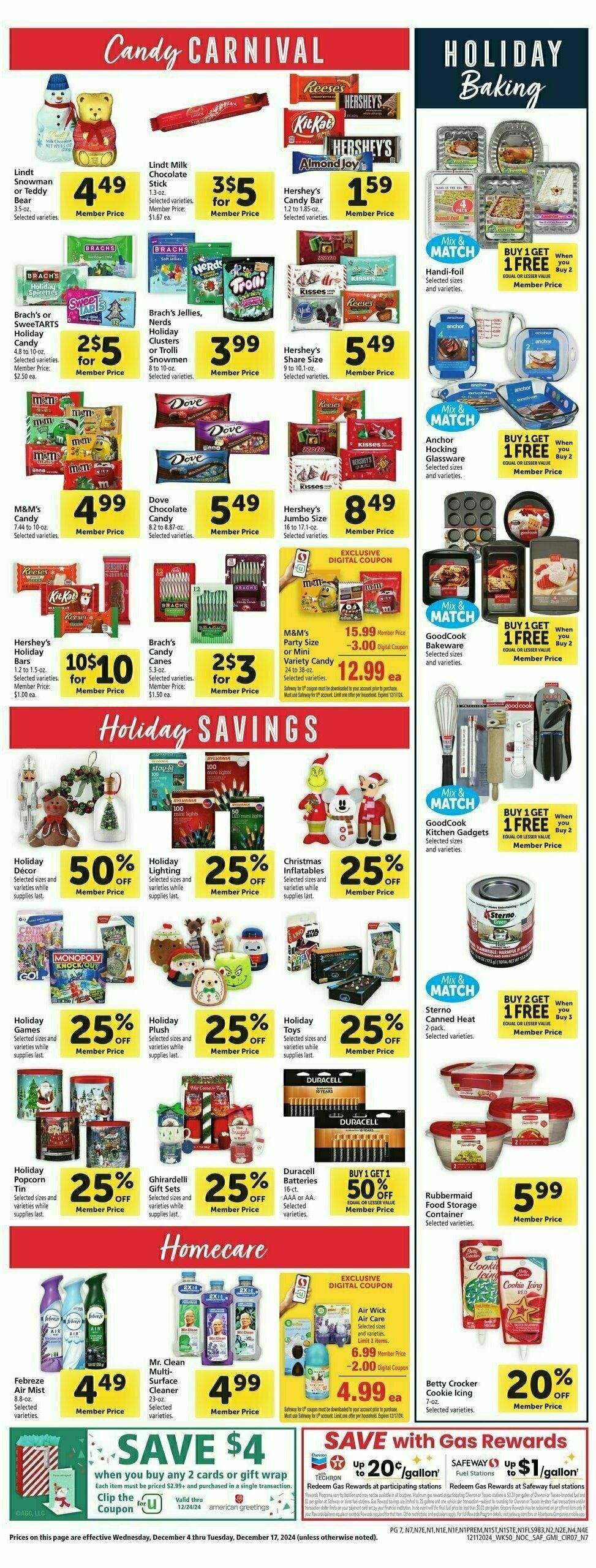 Safeway Weekly Ad from December 11