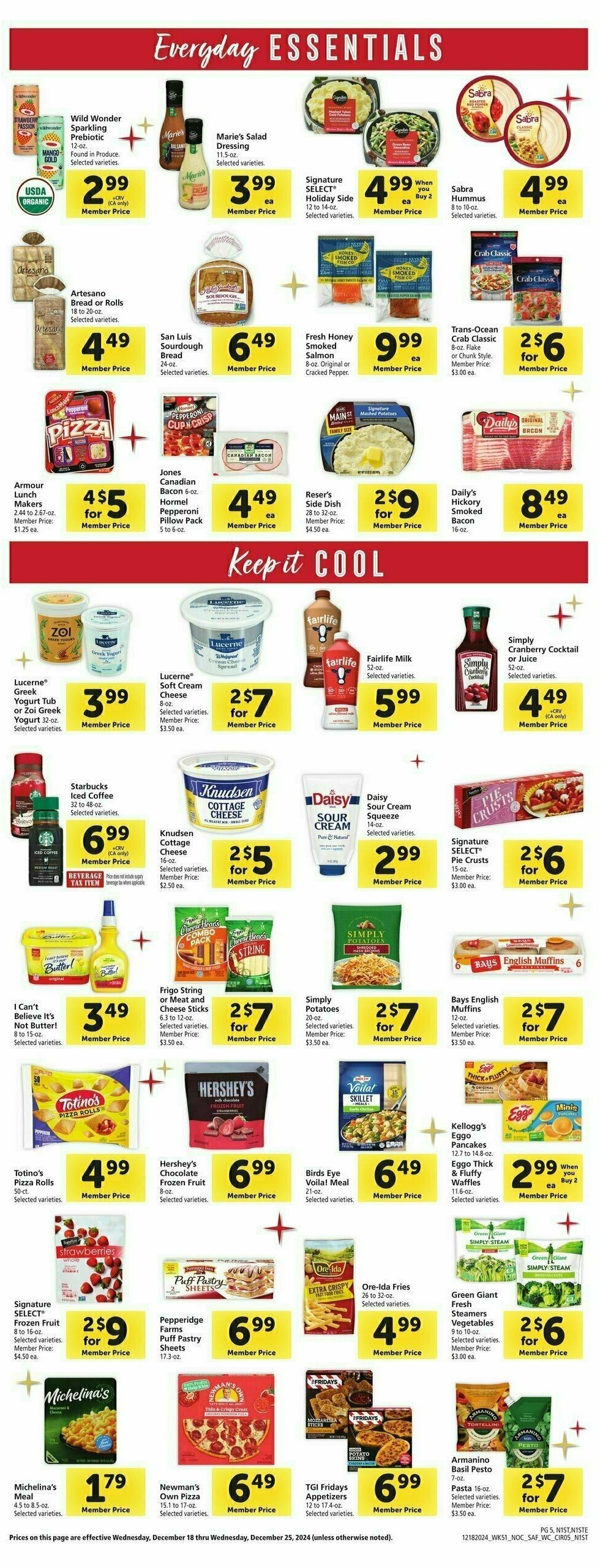 Safeway Weekly Ad from December 18