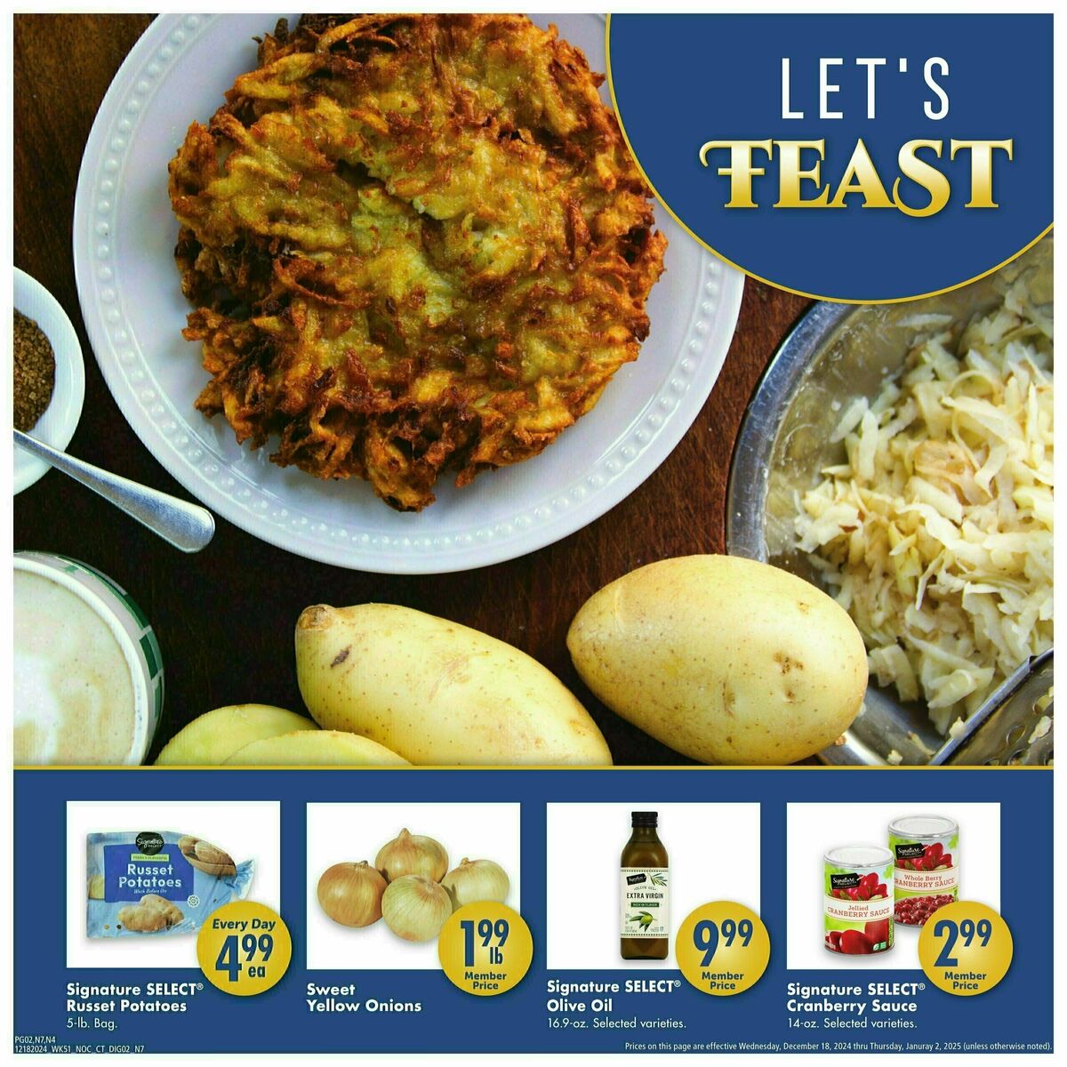 Safeway Specialty Publication Weekly Ad from December 18