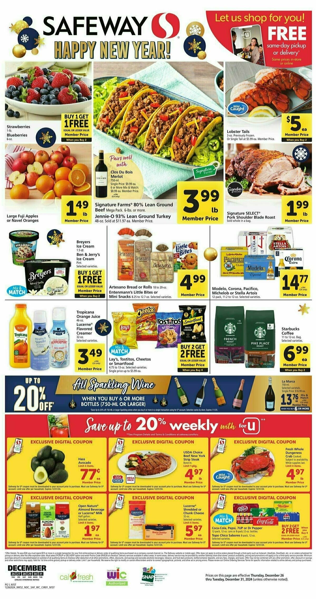 Safeway Weekly Ad from December 26