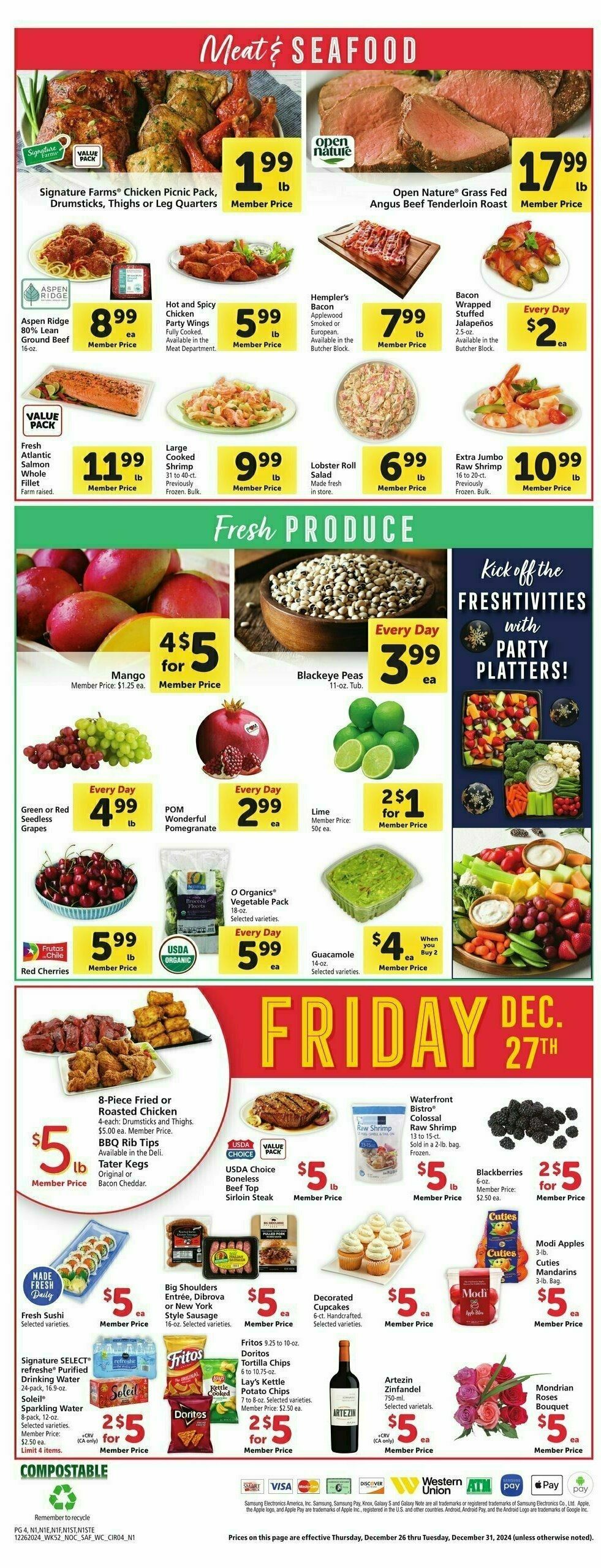 Safeway Weekly Ad from December 26