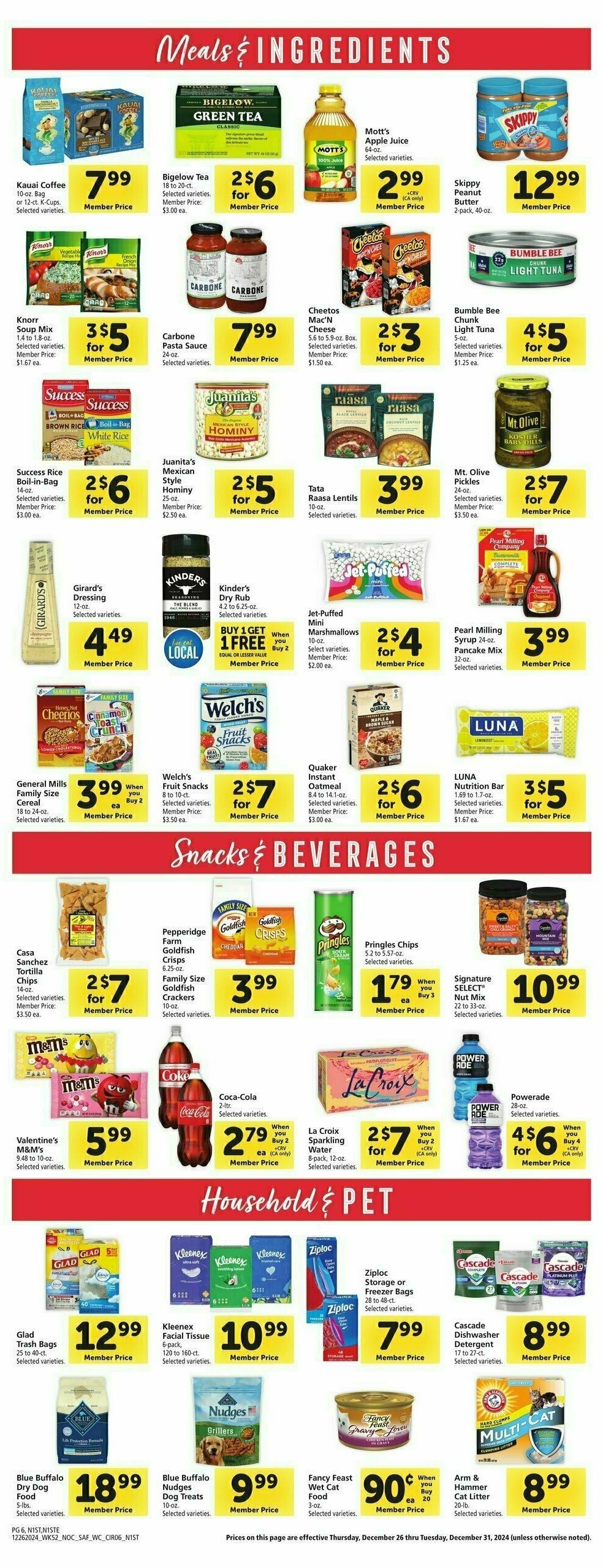 Safeway Weekly Ad from December 26