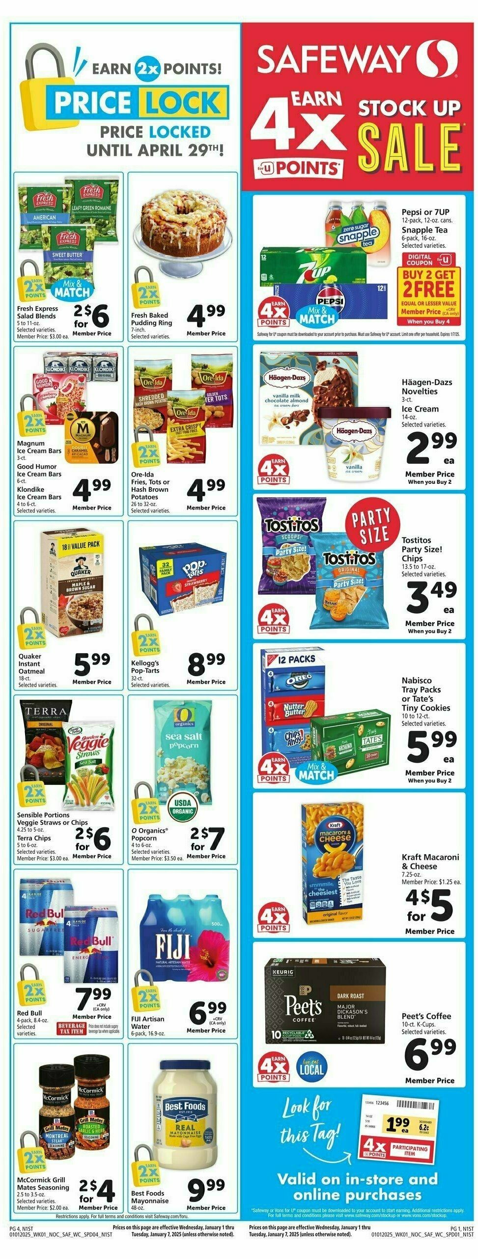 Safeway Weekly Ad from January 1