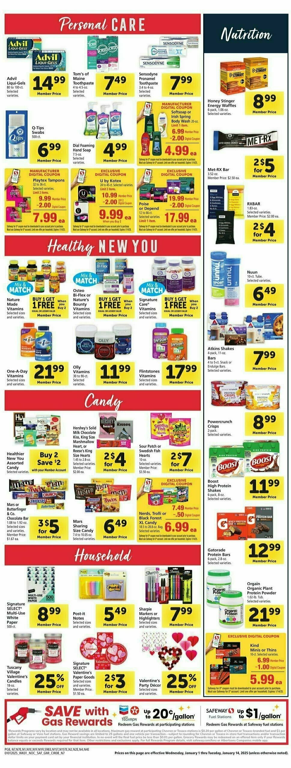 Safeway Weekly Ad from January 1