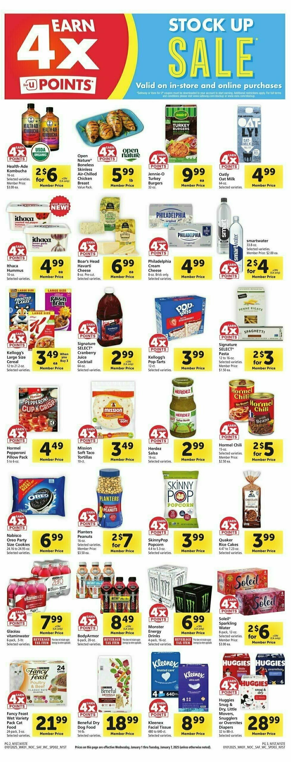 Safeway Weekly Ad from January 1