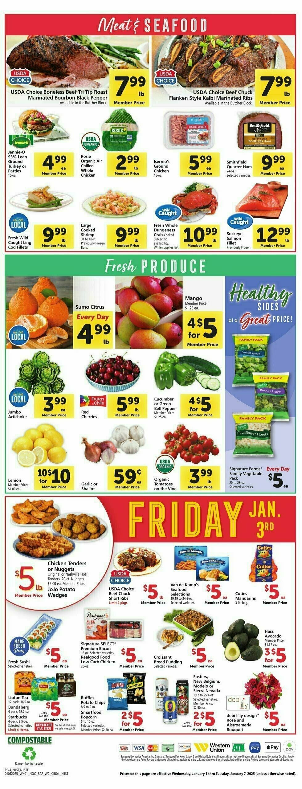 Safeway Weekly Ad from January 1