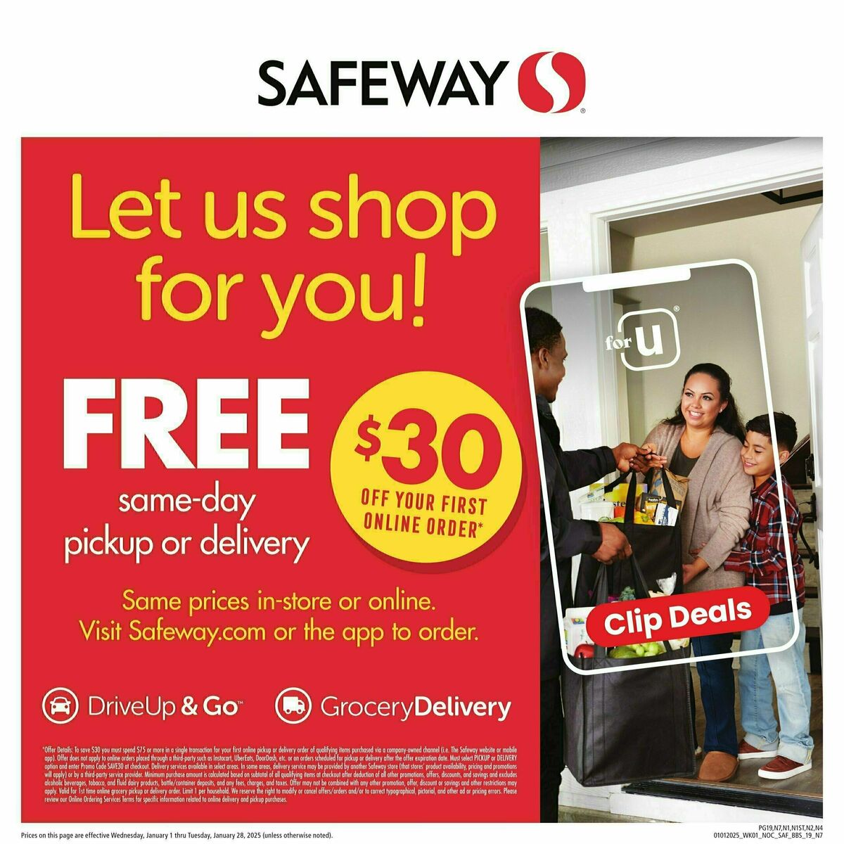 Safeway Big Book of Savings Weekly Ad from January 1