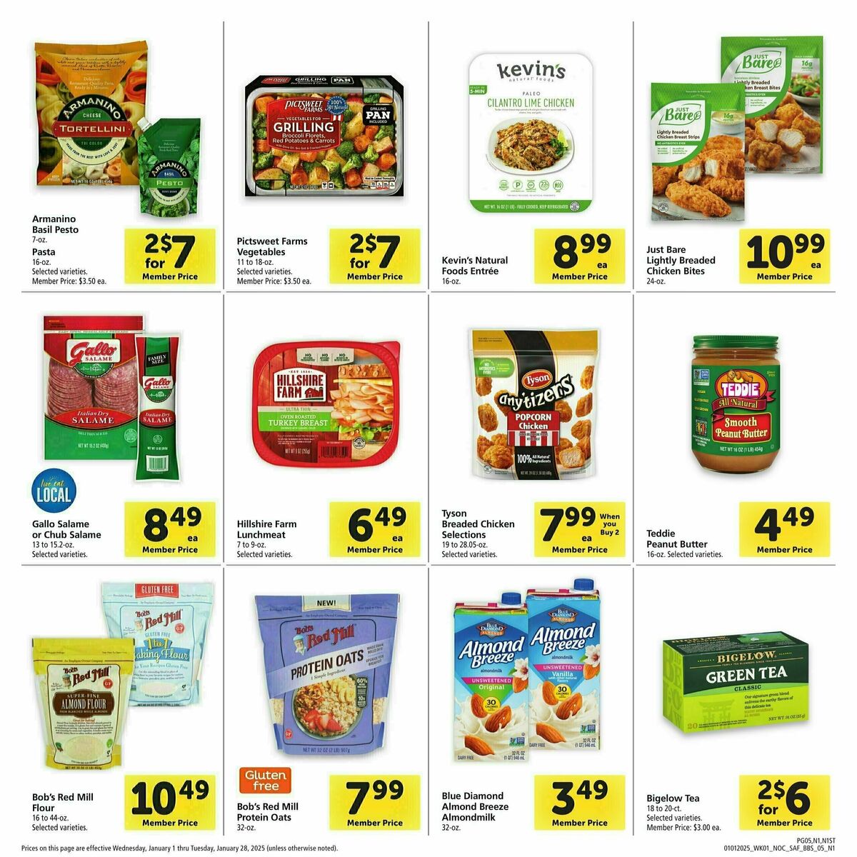 Safeway Big Book of Savings Weekly Ad from January 1