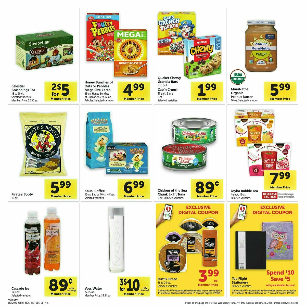 Safeway Big Book of Savings Weekly Ad from January 1