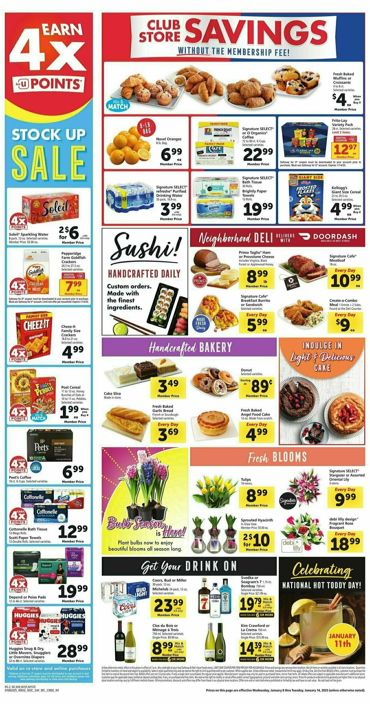 Safeway Weekly Ad from January 8