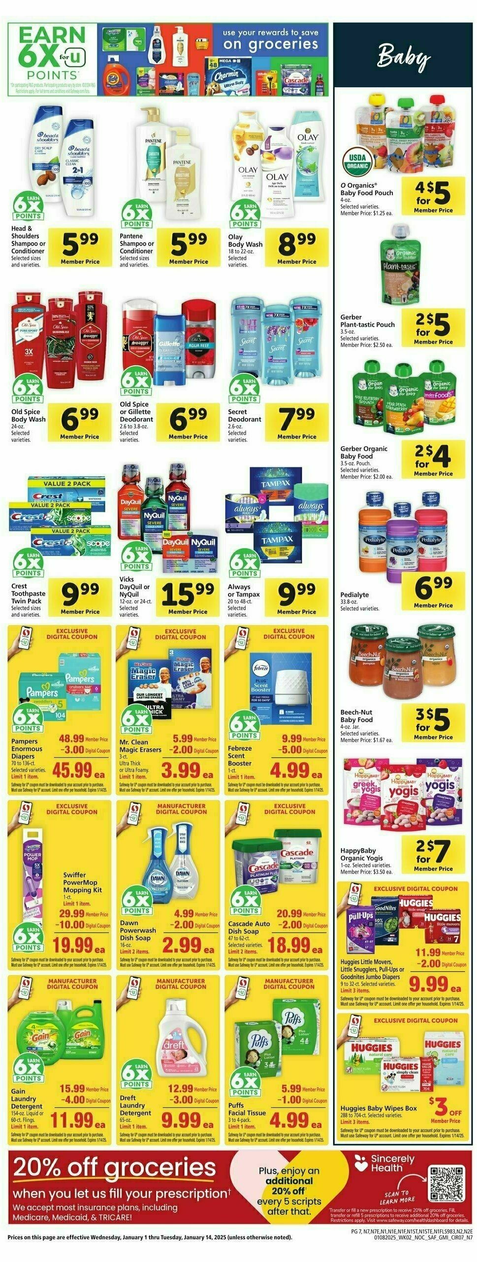 Safeway Weekly Ad from January 8