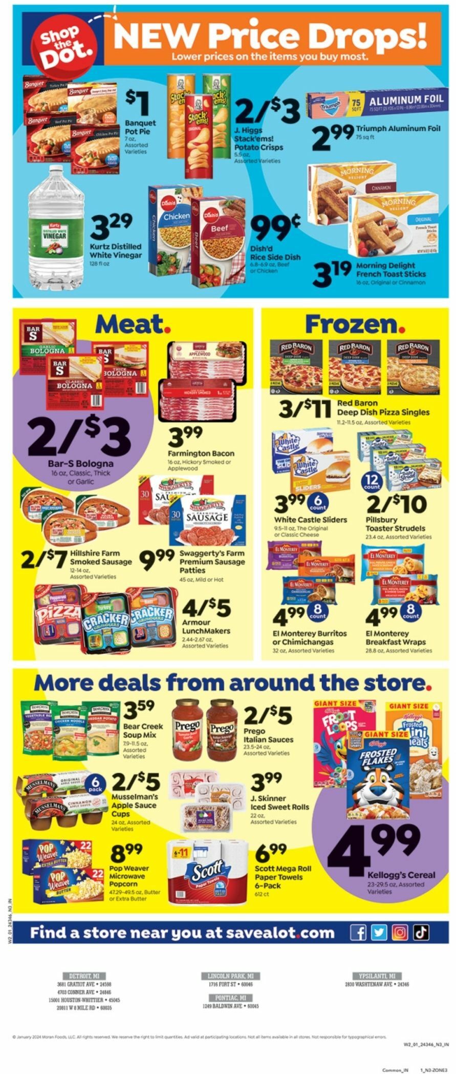 Save A Lot Weekly Ad from January 10