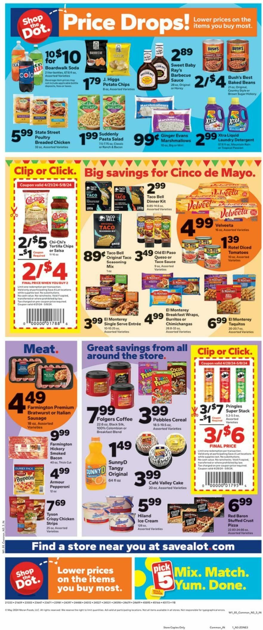 Save A Lot Weekly Ad from May 1