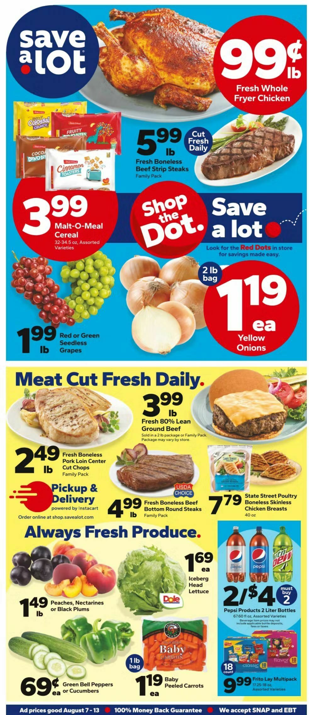 Save A Lot Weekly Ad from August 7