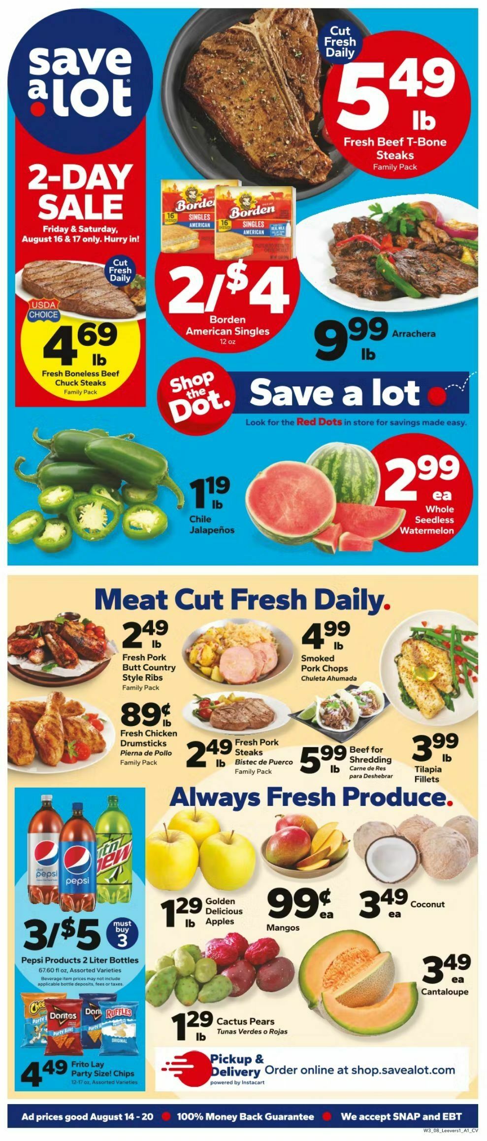 Save A Lot Weekly Ad from August 14