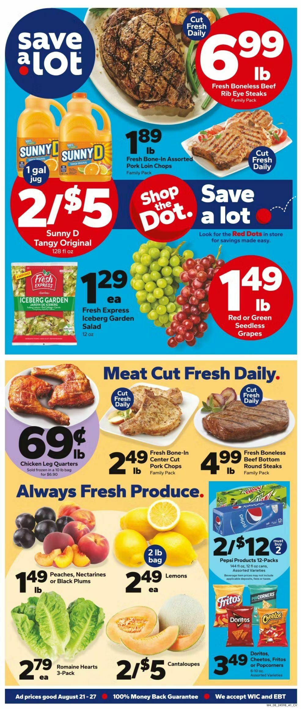 Save A Lot Weekly Ad from August 21