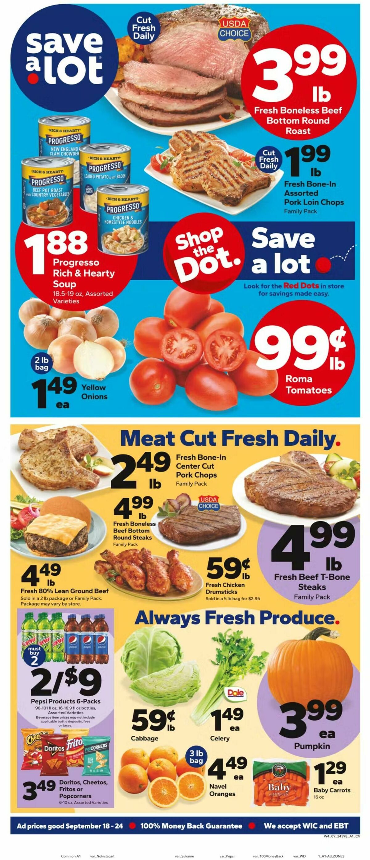 Save A Lot Weekly Ad from September 18